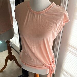 Gaiam side tie tee.  Women’s size small